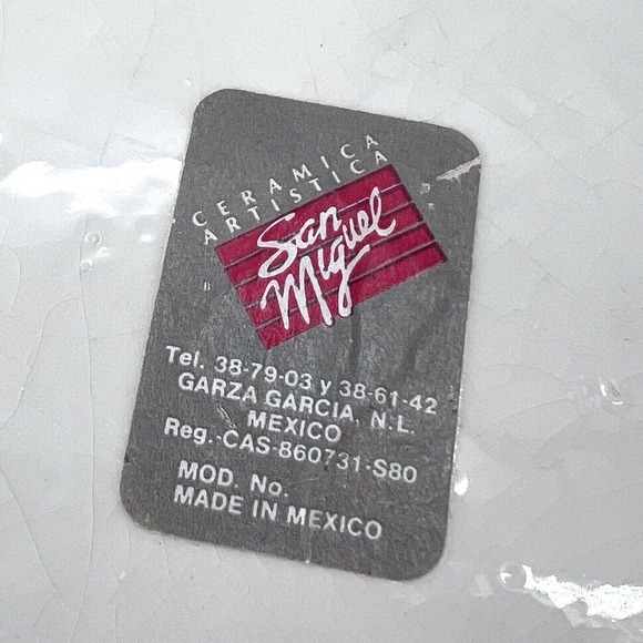 Vintage Unique San Miguel Ceramic Golfer Man Cookie Jar Canister Golf Home Decor - Picture 12 of 12